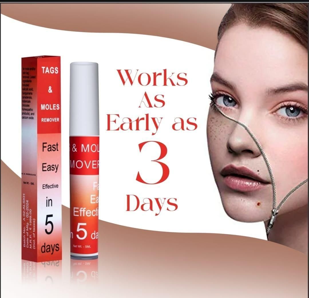 ✨ Tag & Mole Remover Pen 🔥 – Clear Skin in 5 Days! 🌿 Buy 1 Get 1 FREE 💥