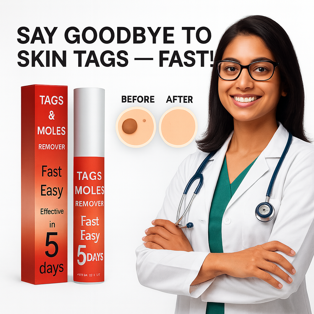 ✨ Tag & Mole Remover Pen 🔥 – Clear Skin in 5 Days! 🌿 Buy 1 Get 1 FREE 💥